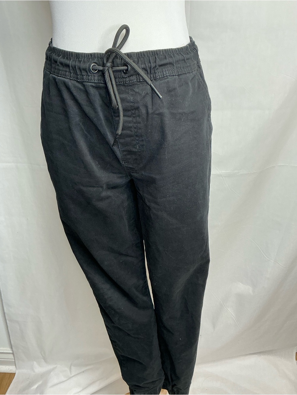 2224 - Bluenotes Black Men's Drawstring Jogger Pants